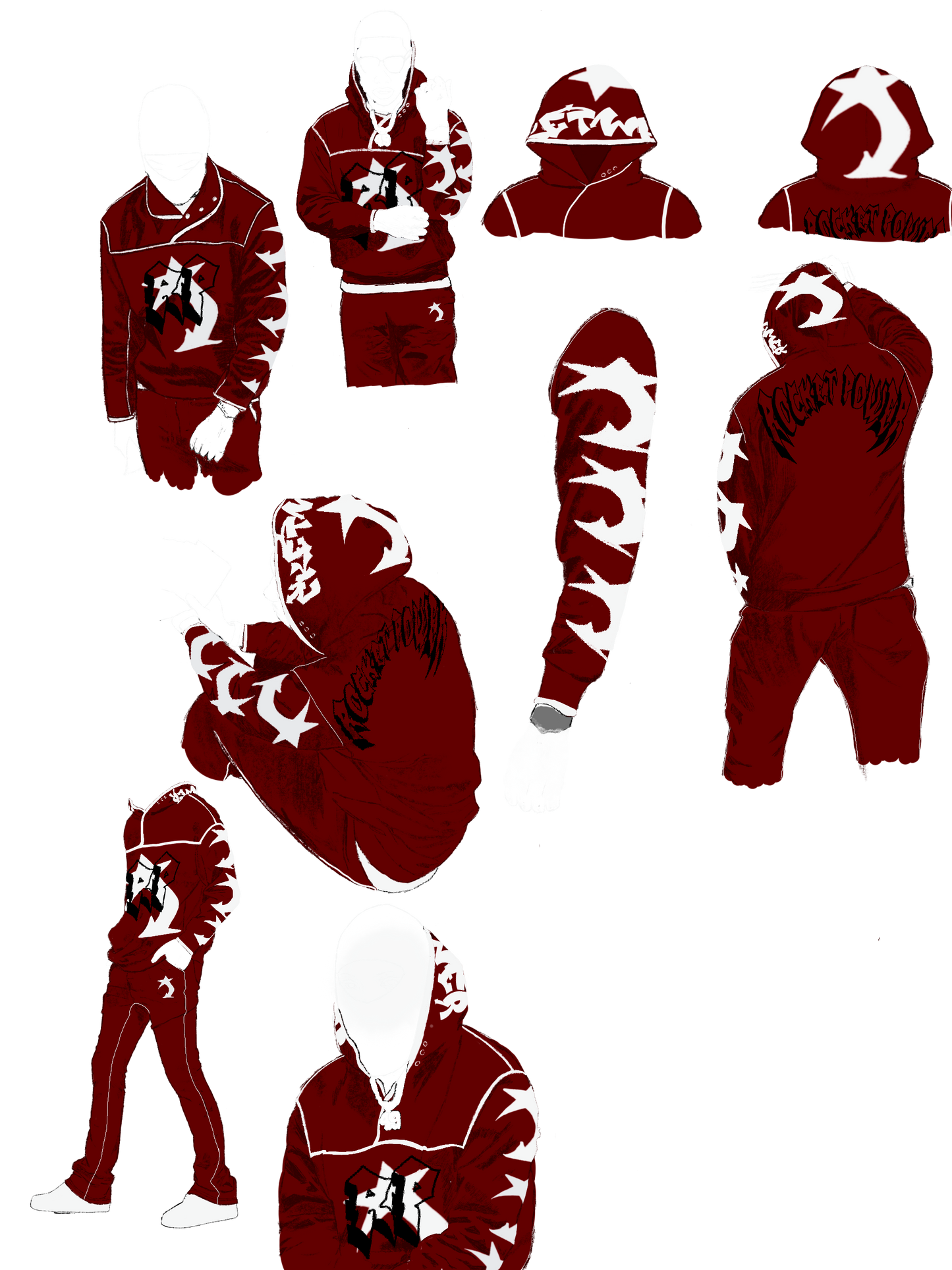 Unused Cketwer Design: Red Star Set