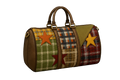 Star Flannel duffel bag Mock-UP