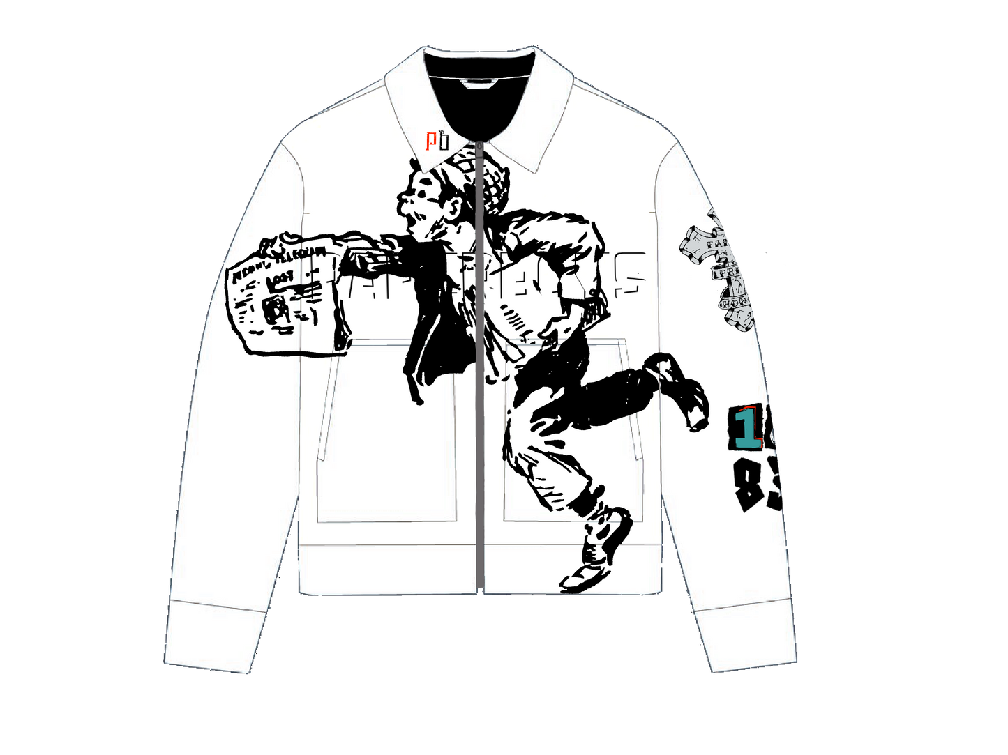 Paper Boy Jacket Design – Customizable