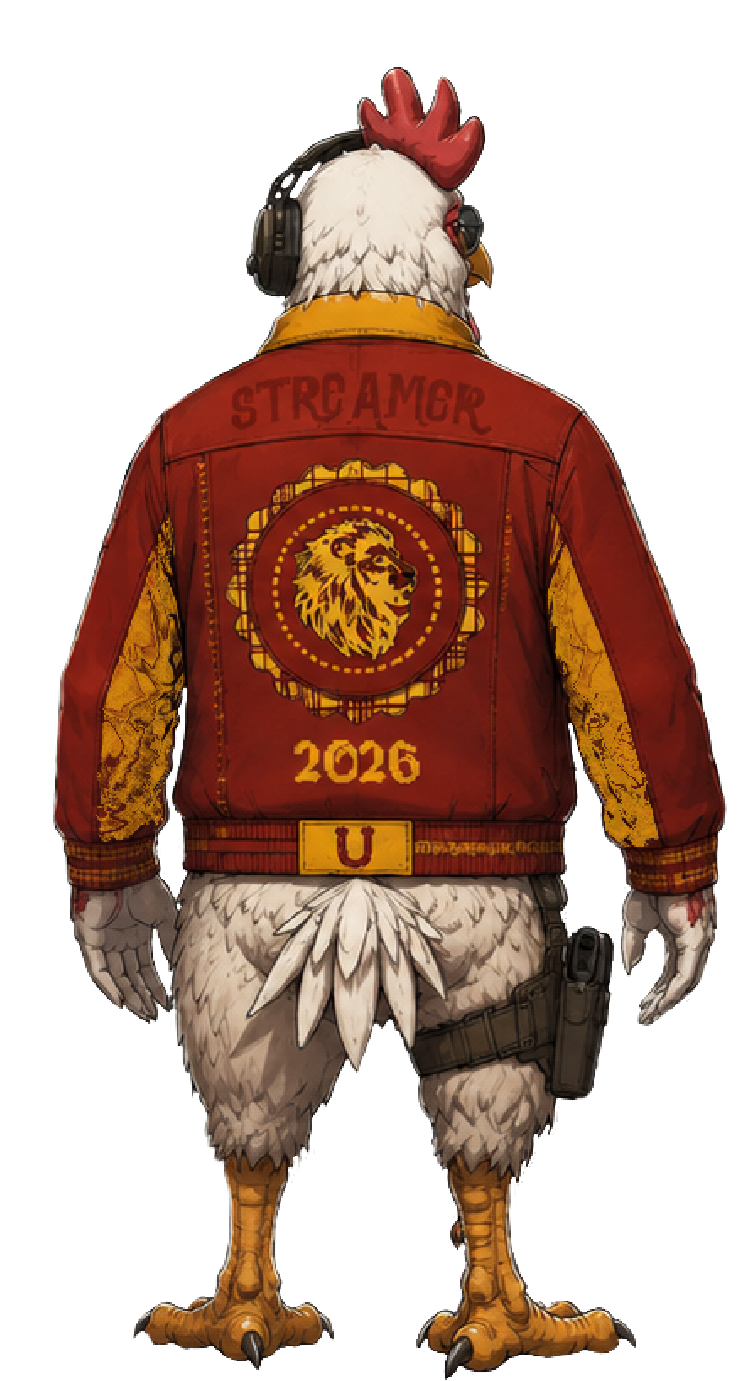 "Streamer U" Concept Varsity Jacket Mock-Up