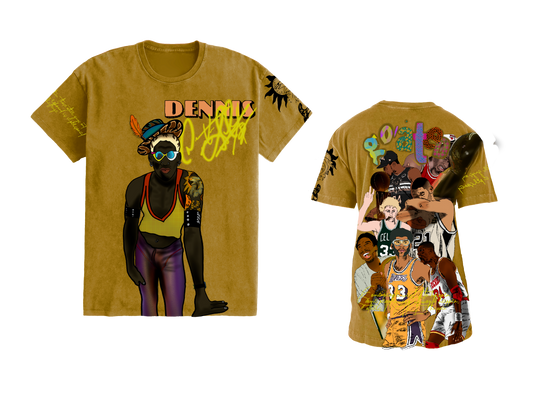 Dennis Rodman: Featuring Basketball Legends Short Sleeve